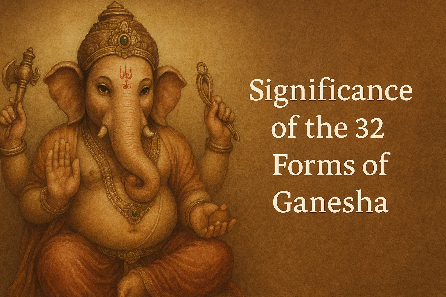 32 Forms of Ganesha