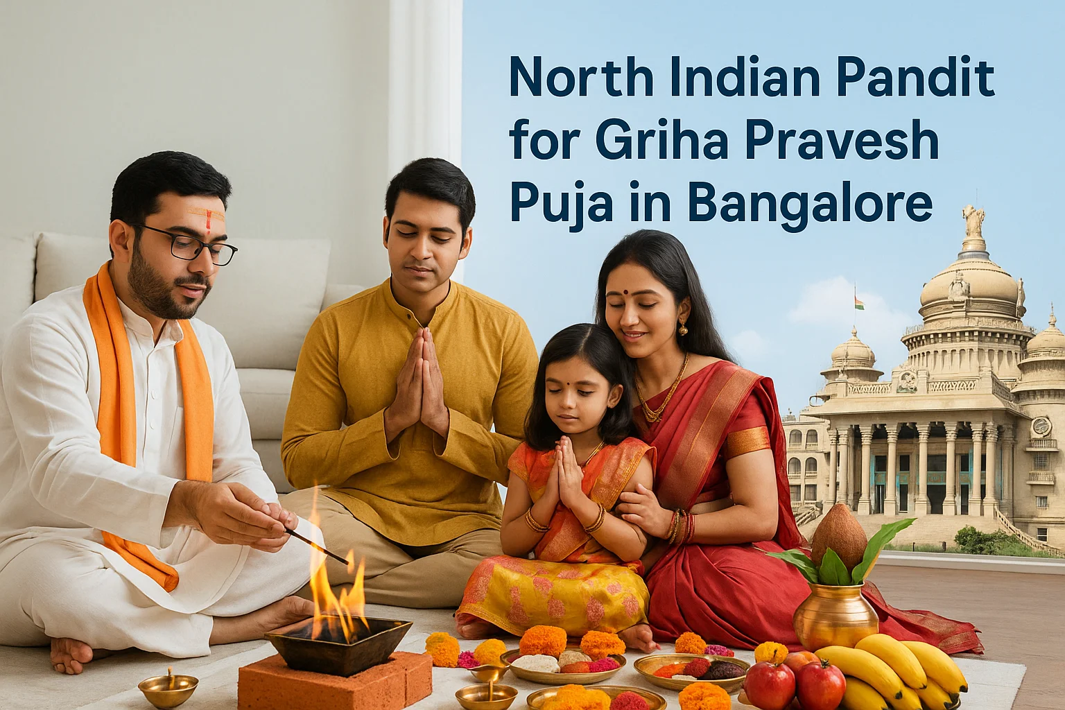 North Indian Pandit for Griha Pravesh Puja in Bangalore