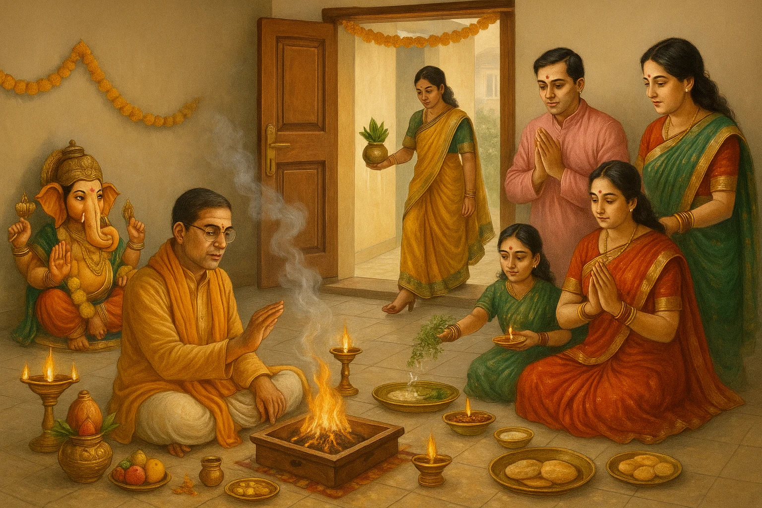 North Indian Pandit for Griha Pravesh Puja in Bangalore