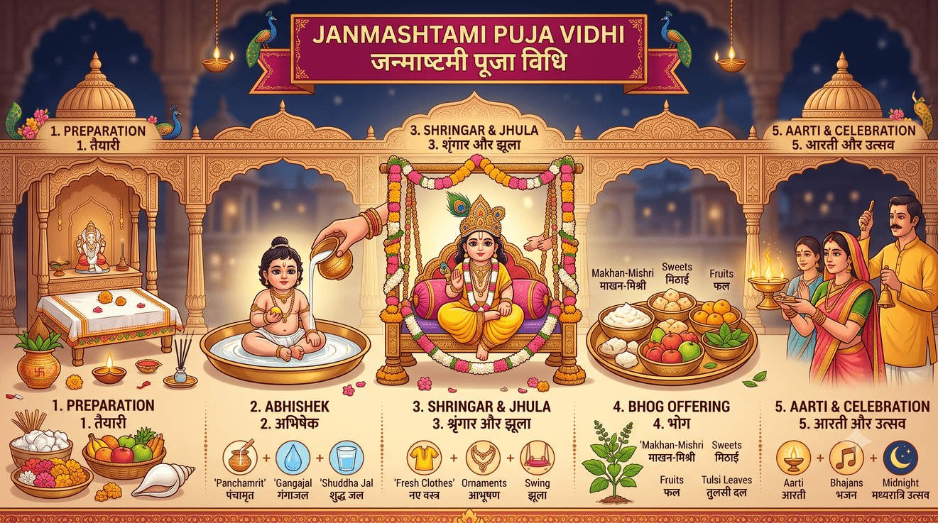 Janmashtami Puja Vidhi